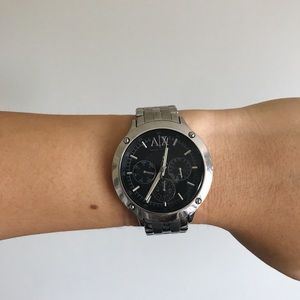 Armani Exchange Women’s Silver Watch